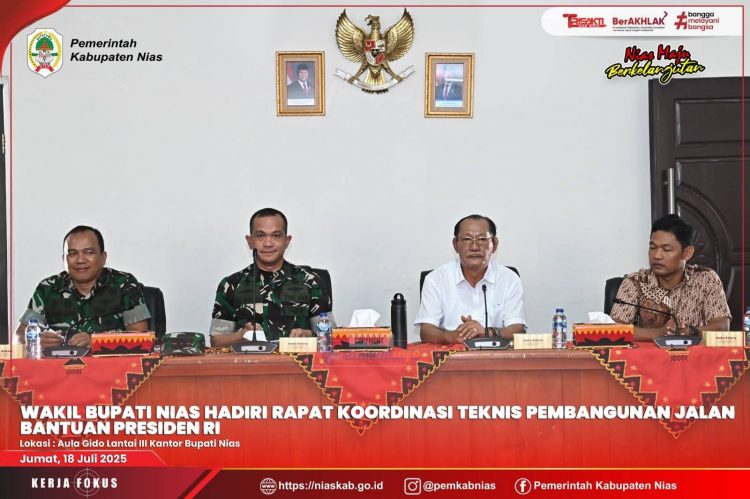 RAPAT KOORDINASI TEKNIS PEMBANGUNAN JALAN BANTUAN PRESIDEN RI