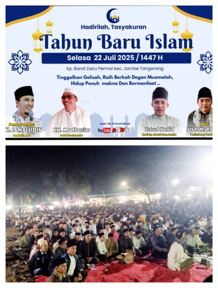 Desa Daru Sambut Tahun Baru Islam 1447 H dengan Tasyakuran Akbar Penuh Spirit Religius dan Kebersamaan