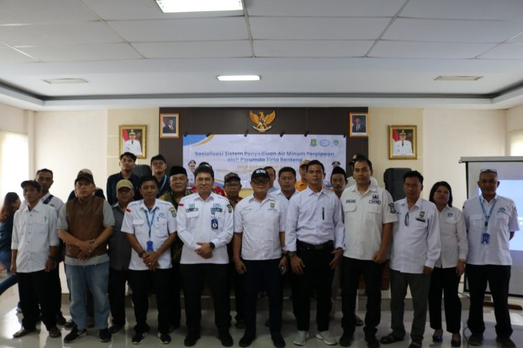 Sosialisasi Sistem Penyediaan Air Minum Perpipaan oleh Perumda Tirta Benteng di Kelurahan Jatiuwung