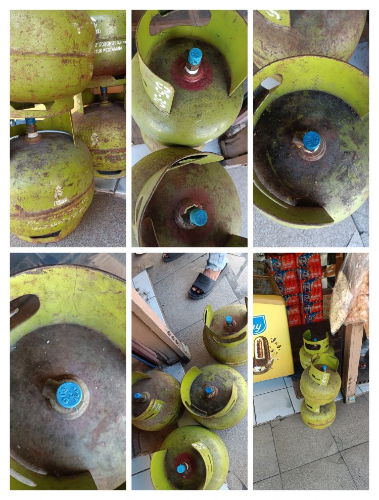 Diduga Kurang Pengawasan, Tabung LPG 3 Kg dari Luar Rayon Ditemukan di Purwakarta,Hiswana Gas Di sorot