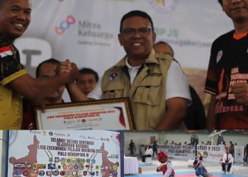 Asisten Deputi Olahraga Profesional Indonesia Yusuf Suparman saat membuka LTPI 2025