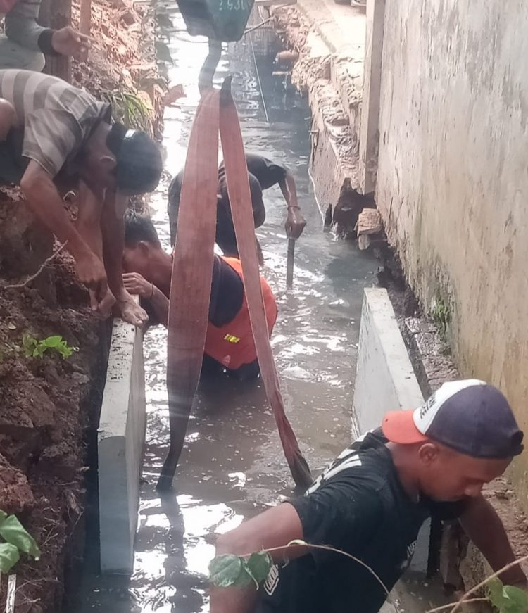 Sesatkan Informasi Publik, Proyek U-Ditch Pagu Kelurahan Medang Diduga Tidak Sesuai Teknis