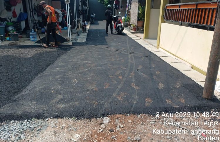 Proyek Hotmix Pagu Anggaran Kecamatan Legok Diduga Dicurangi Kontraktor, PPTK Belum Ambil Sikap Tegas
