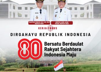 Pemerintah Kabupaten Nias Mengucapkan Dirgahayu RI Ke-80