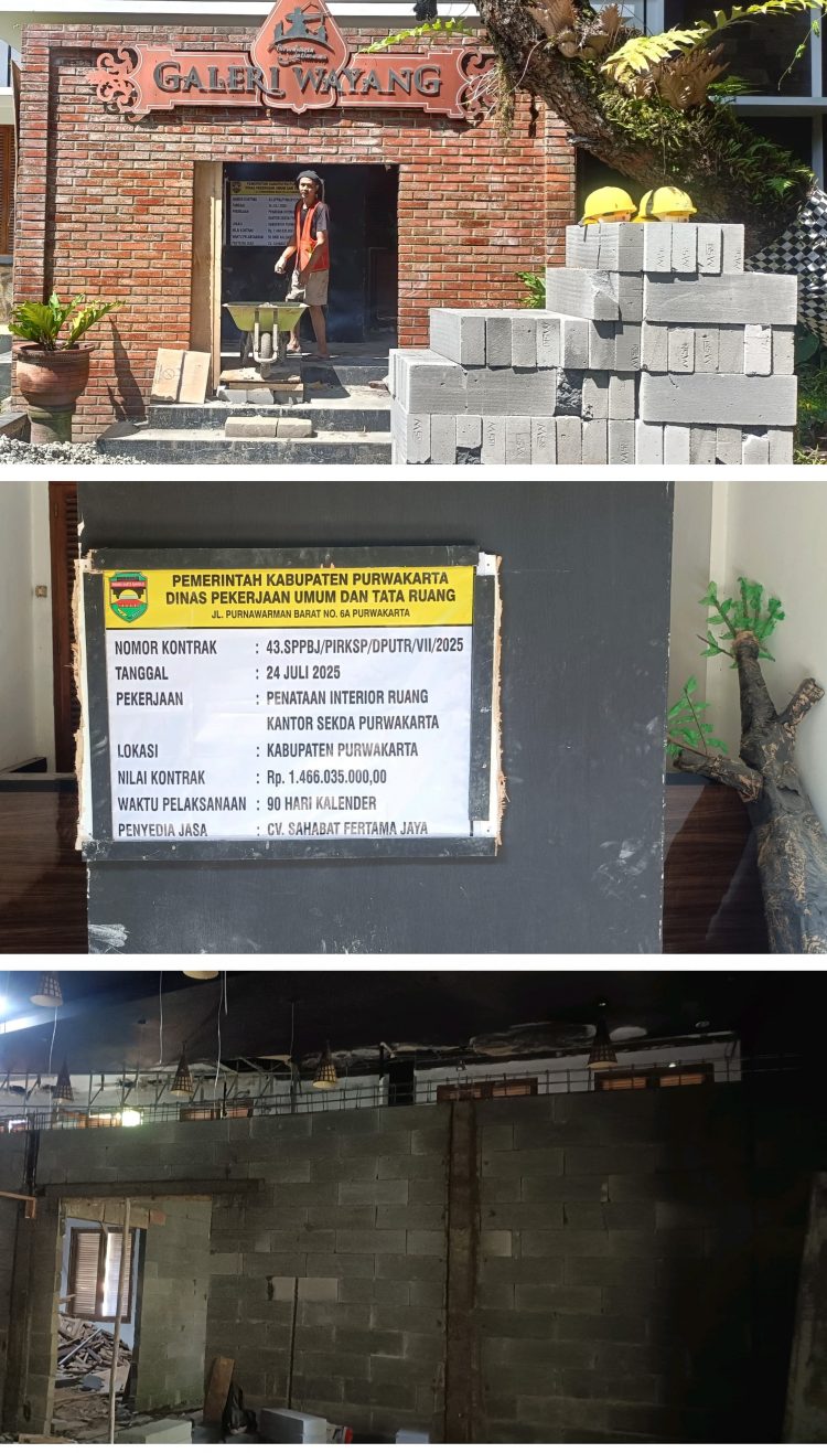 Diduga Ada Pemborosan Anggaran, Galeri Wayang Disulap Jadi Kantor Sekda Purwakarta