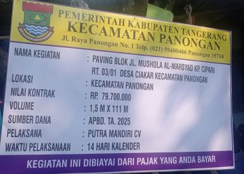 Tak Ada Pemadatan, Proyek Paving Block yang Dikerjakan CV Putra Mandiri Berpotensi Cepat Rusak