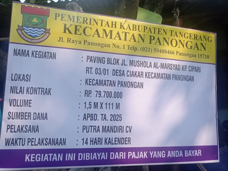 Tak Ada Pemadatan, Proyek Paving Block yang Dikerjakan CV Putra Mandiri Berpotensi Cepat Rusak