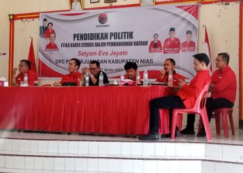 DPC PDI Perjuangan Kabupaten Nias Gelar Pendidikan Politik