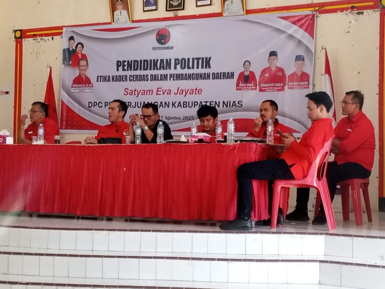 DPC PDI Perjuangan Kabupaten Nias Gelar Pendidikan Politik