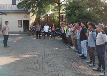 Cipta Kondisi dan Strong Point, Polsek Pagedangan Gelar Patroli Gabungan Wujudkan Kondusifitas Wilayah