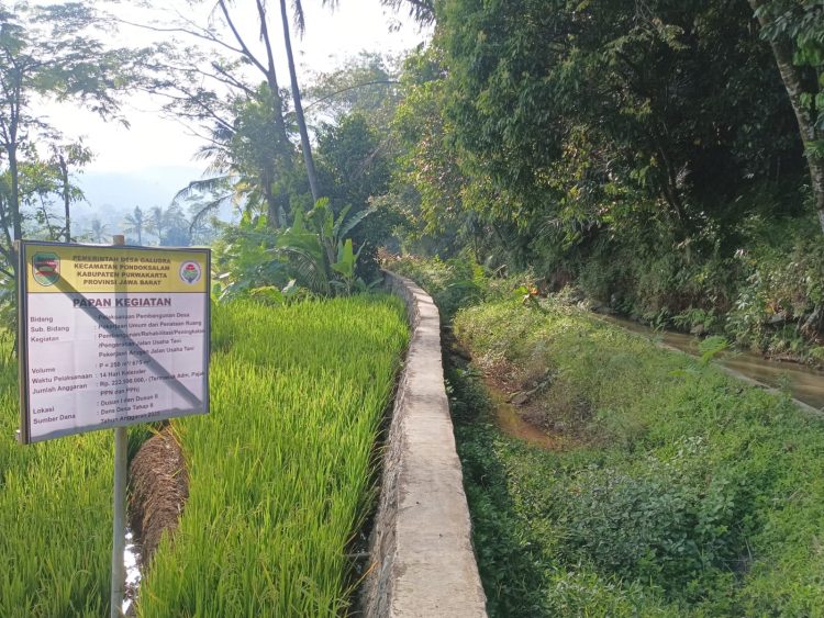 Pembangguan Rehabilitasi Desa Galudra Tahap II Difokuskan pada Perbaikan dan Pengerasaan Jalan Usaha Tani dan Pengerjaan Arugan Pertanian