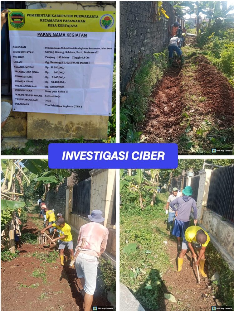 Realisasi Anggran Dana Desa Tahap ll Pembanggunan TPT Saluran