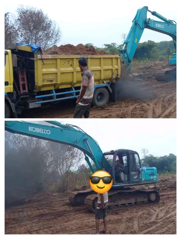 Diduga Galian Tanah Ilegal di Singabangsa Berlangsung Terang-Terangan, Pemerintah Terkesan Tak Mampu Bekerja