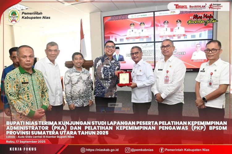 Bupati Nias Bangga Atas Kunjungan BPSDM Provinsi Sumatera Utara di Kabupaten Nias