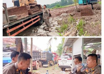 Camat Tenjo Bertindak Cepat, Tutup Aktivitas Galian Tanah Diduga Ilegal di Desa Singabangsa