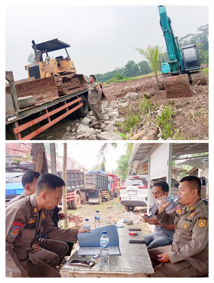 Camat Tenjo Bertindak Cepat, Tutup Aktivitas Galian Tanah Diduga Ilegal di Desa Singabangsa