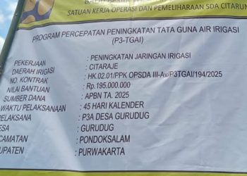 Program P3-TGAI di Desa Gurudug Kabupaten Purwakarta Disambut Antusias Warga Setempat
