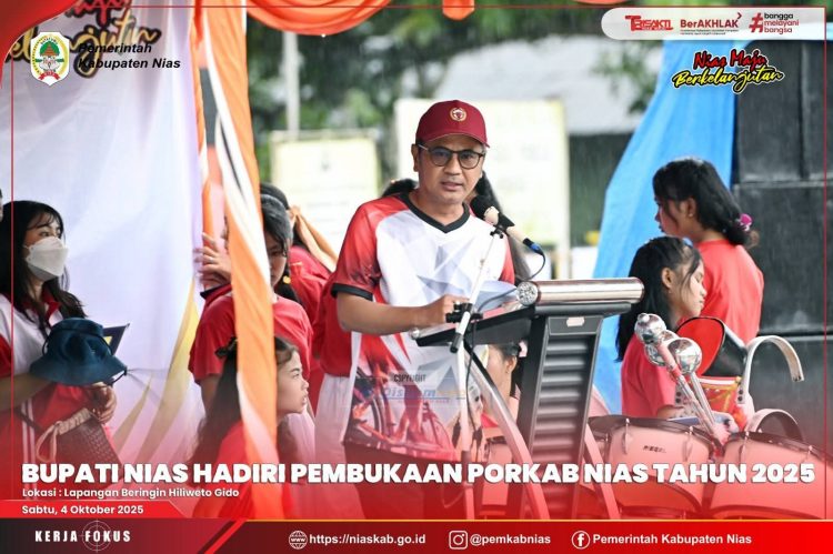 BUPATI NIAS RESMI BUKA PORKAB 2025