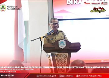 BUPATI NIAS DORONG PENGUATAN PEMERINTAHAN DESA MELALUI RAKOR TAHUN 2025