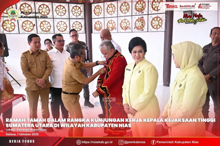 RAMAH TAMAH DALAM RANGKA KUNJUNGAN KERJA KEPALA KEJAKSAAN TINGGI SUMATERA UTARA DI WILAYAH KABUPATEN NIAS