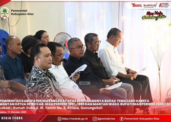 PEMKAB NIAS MELAYAT ATAS BERPULANGNYA TEMAZARO HAREFA, MANTAN WABUP NIAS PERIODE 2006–2011
