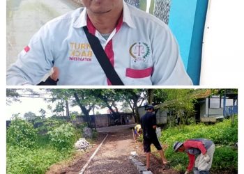 Proyek Paving Blok di Desa Tapos Diduga Tanpa Pengawasan — Sekdes Menghindar Saat Dikonfirmasi Tim LSM dan Media