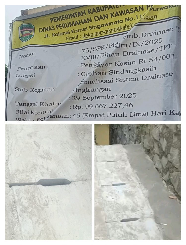 Proyek Optimalisasi Sistem Drainase Lingkungan di Sindangkasih Dimulai, Warga Dudi Terima kasih banyak Kita Tidak Di bayang- Bayangi Banjir