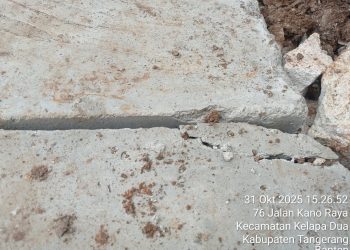 Matrial U-Ditch Diduga Berkualitas Buruk, LipanHam : Dinas Perkim Gagal Monitoring, Pengawasnya Mending Dibubarin