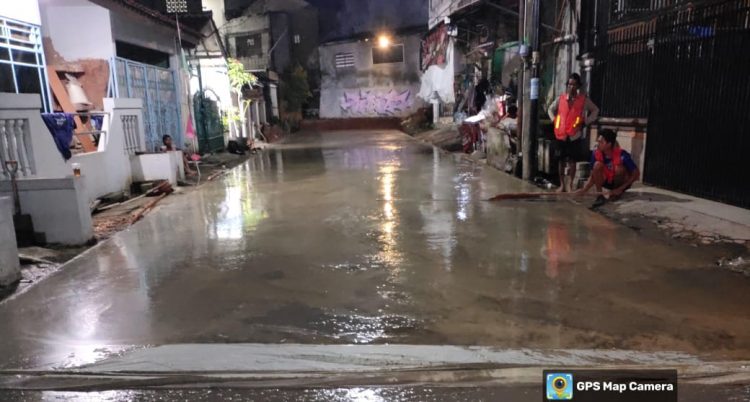 Proyek Betonisasi di Binong Diduga Janggal, JPK Minta Camat Curug Panggil Kontraktor