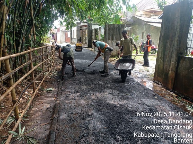 Sesatkan Informasi Publik, Proyek Hotmix di Dangdang Cisauk Diduga Buat Ajang Korupsi