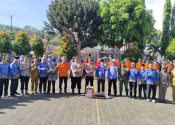 Polsek Bojong Dan Polsek Darangdan Gelar Apel Kesiapsiagaan Bencana Secara Bersama