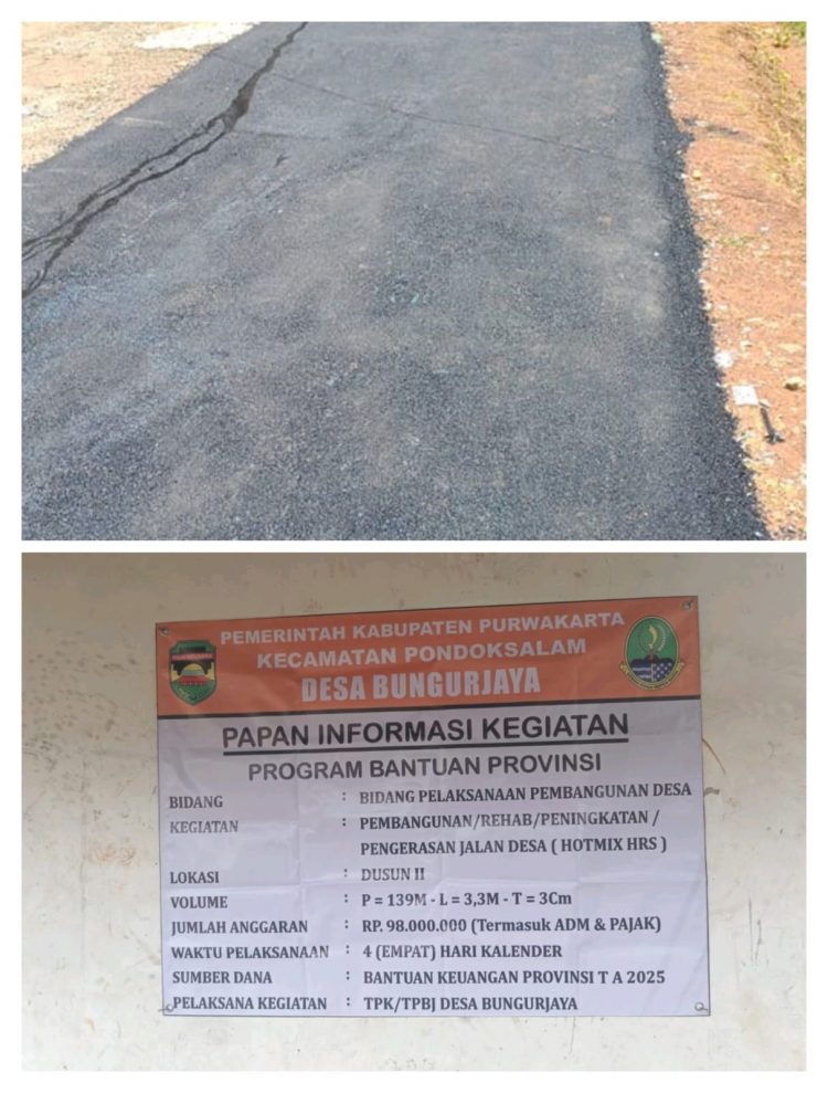 Kepala Desa Bungurjaya Tekankan Pentingnya Peningkatan Infrastruktur Desa