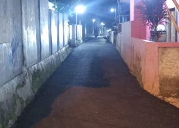 Tokoh Ternama Mamann Warga Munjuljaya Apresiasi Pengaspalan Jalan, Nilai Pekerjaan Rapi dan Berkualitas