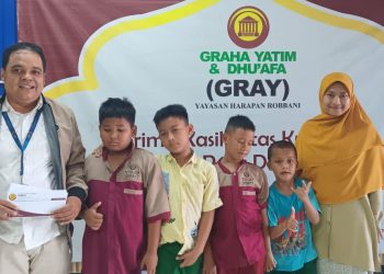 BRI KC Jakarta Warung Buncit Berbagi Kebahagiaan di Yayasan Harapan Robbani