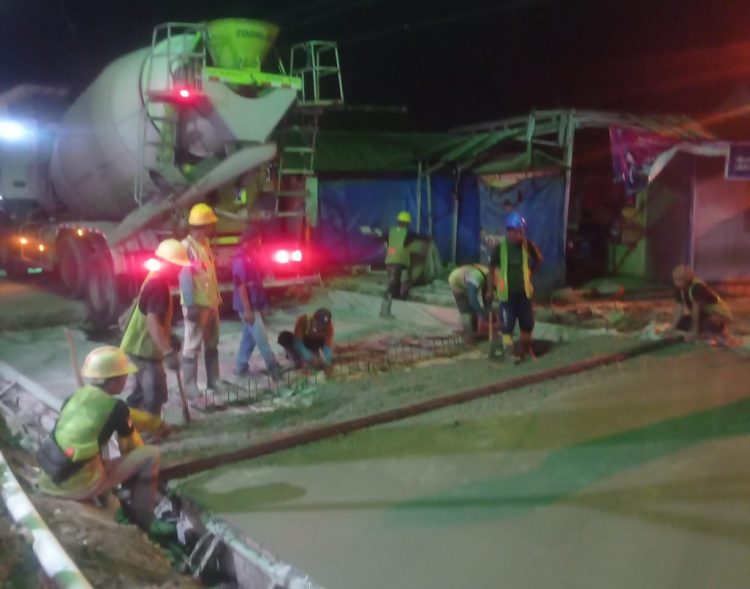 Betonisasi Jalan Raya Panongan Bikin Susah Pengguna Jalan, Warga : Penutupan Jalan Secara Total Merugikan Banyak Pihak