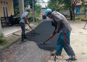 Kontraktor Proyek Hotmix di Cukanggalih Diduga Berbuat Curang, Kecamatan Curug Terkesan Melakukan Pembiaran
