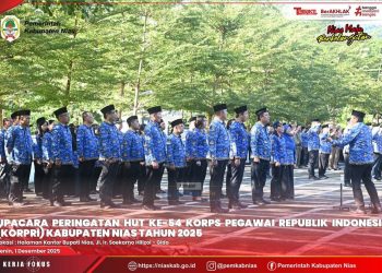Bupati Nias Ajak ASN Tingkatkan Pelayanan Beritegritas