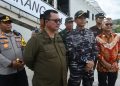 Kapal Republik Indonesia (KRI) 594 Semarang, tiba di Pulau Nias Bawa Bantuan
