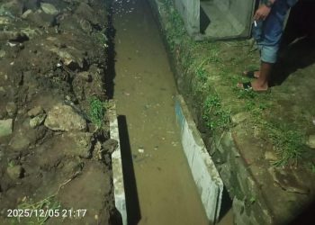 U-Ditch Dipasang Dalam Kondisi Banjir, LipanHam Minta PPTK Kecamatan Kelapa Dua Segera Mengevaluasi