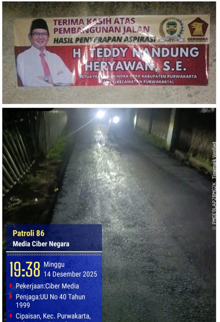 Warga Cipaisan Bersyukur, Jalan Lingkungan Kini Mulus Berkat Perhatian Dewan Teddy Nandung dan Kualitas Terbaik dari CV Putra Purnawarman Selatan