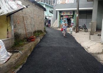 Pantesan Cepat Rusak, Pengaspalan di Kelapa Dua Diduga Gunakan Material Berkualitas Buruk