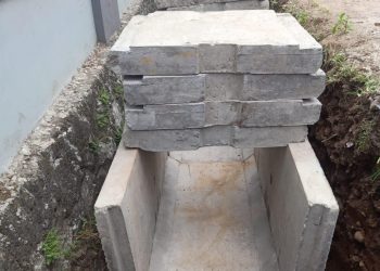 Proyek U-Ditch Misterius di Depan Kantor Desa Cihuni Diduga Gunakan Material Abal-Abal, LipanHam Minta Segera Ada Pembenahan