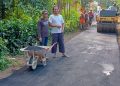 Desa Raharja Genjot Pembangunan Infrastruktur Jalan Dengan Dana Provinsi
