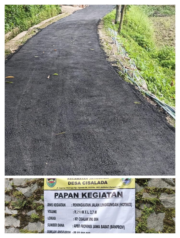 Peningkatan Jalan Lingkungan di Desa Cisalada Tingkatkan Mobilitas Warga