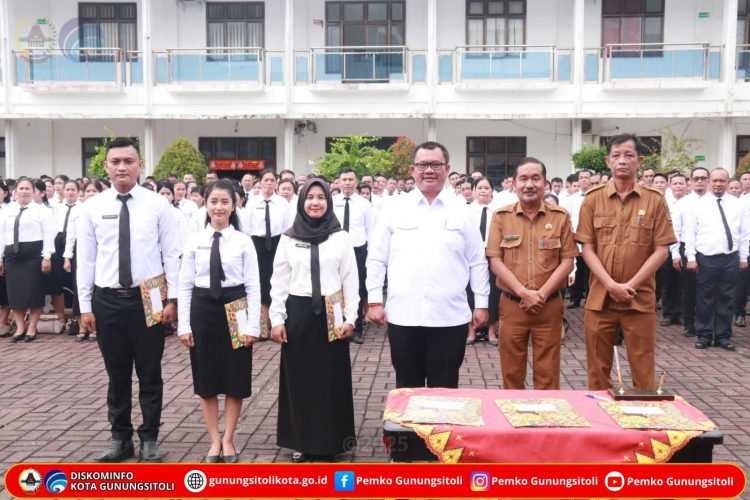 Wali Kota Gunungsitoli Lantik 784 PPPK Paruh Waktu Tahun 2025