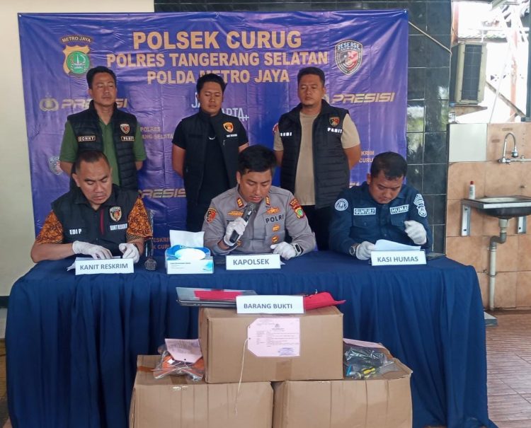 Baru Sepekan Menjabat, Kapolsek Curug Berhasil Ungkap 4 Kasus Tindak Pidana
