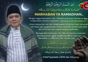 Selamat menyambut datangnya Bulan Suci Ramadhan 1447 Hijriyah
