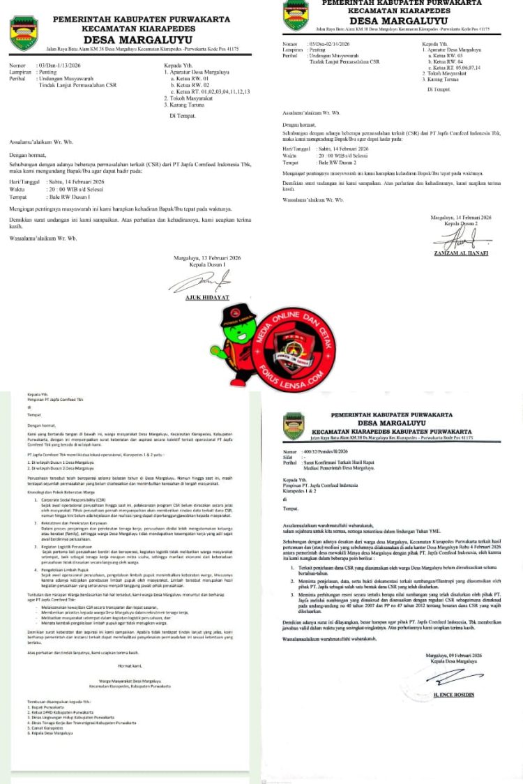 Warga dan Kades Margaluyu Tegas Bantah Pemberitaan, Nilai Isi Berita Tidak Sesuai Fakta