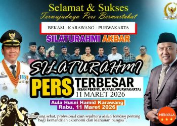 Silaturahmi Pers Terbesar 2026: Jurnalis Bekasi–Karawang–Purwakarta Siap Wujudkan Pers Bermartabat