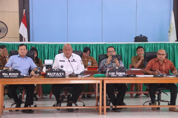 DPRD Kabupaten Nias Utara Gelar Rapat Kerja Dengan Pemerintah